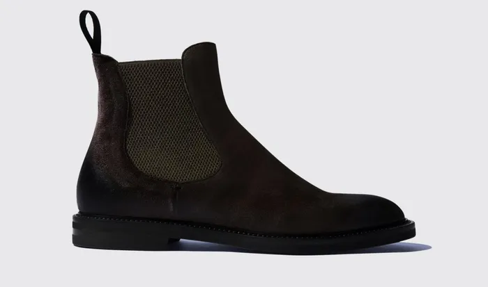Scarosso Chelsea Boots Hunter Brown Brown Suede 8211 Men