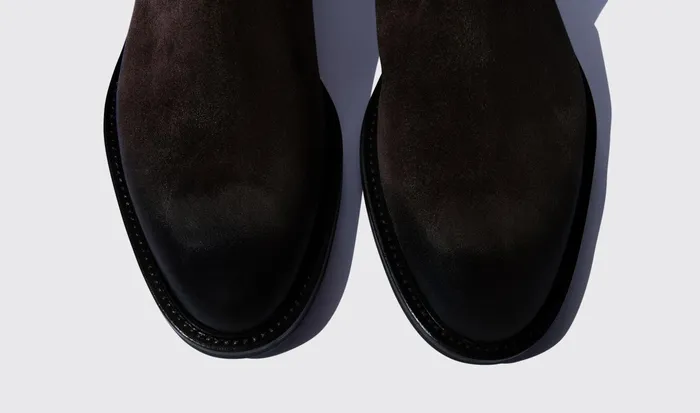 Scarosso Chelsea Boots Hunter Brown Brown Suede 8211 Men