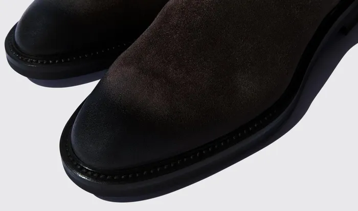 Scarosso Chelsea Boots Hunter Brown Brown Suede 8211 Men