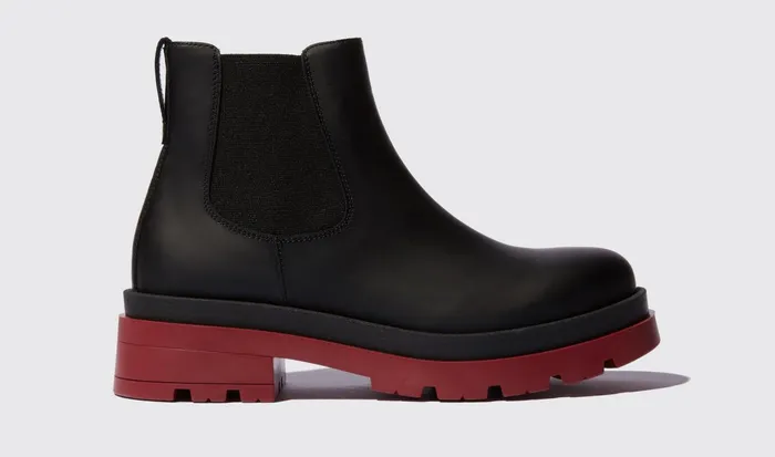Scarosso Chelsea Boots Janet Red Edit Red 8211 Calf 8211 Women