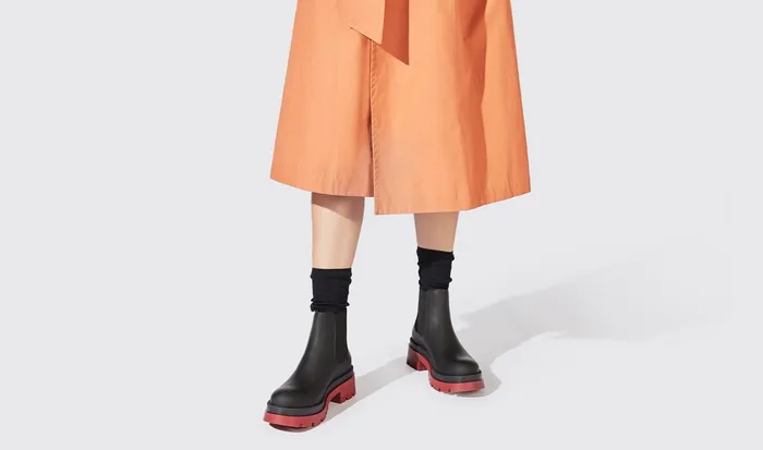 Scarosso Chelsea Boots Janet Red Edit Red 8211 Calf 8211 Women