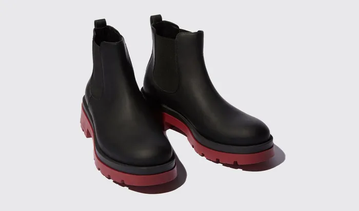 Scarosso Chelsea Boots Justin Red Edit Red 8211 Calf 8211 Men