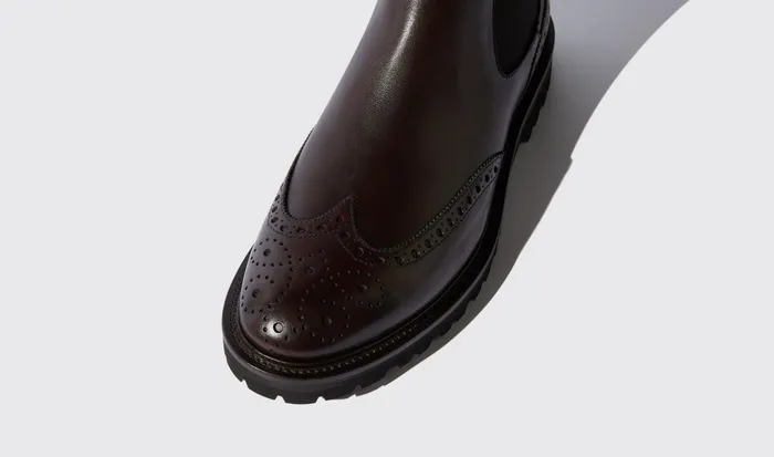 Scarosso Chelsea Boots Keith Brown Brown Calf 8211 Men