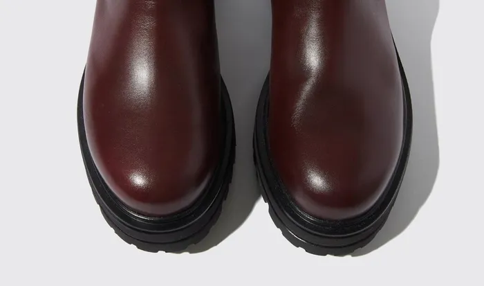 Scarosso Chelsea Boots Naomi Burgundy Burgundy 8211 Calf 8211 Women