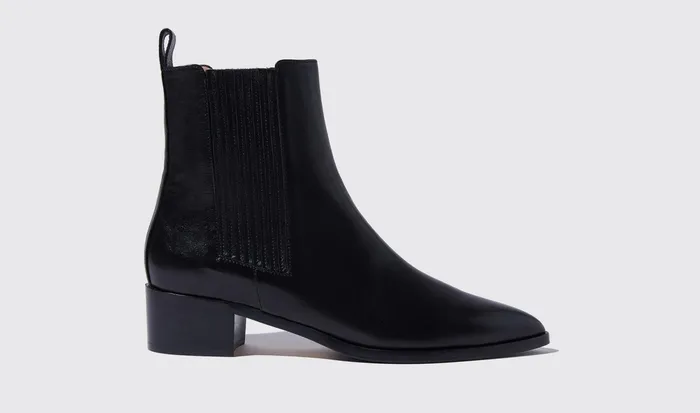 Scarosso Chelsea Boots Olivia Nera Black 8211 Calf 8211 Women