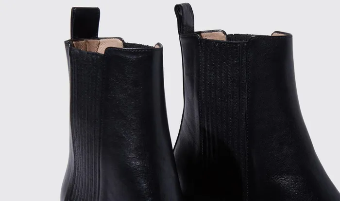 Scarosso Chelsea Boots Olivia Nera Black 8211 Calf 8211 Women
