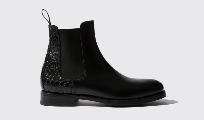 Scarosso Chelsea Boots Ottavia Black Calf 8211 Women