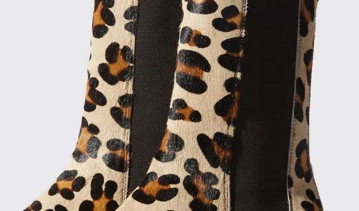 Scarosso Chelsea Boots Wooster Leopard Leopard Print 8211 Pony 8211 Men