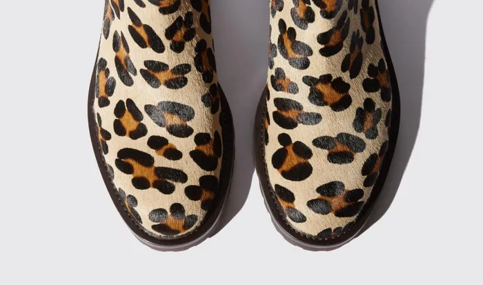 Scarosso Chelsea Boots Wooster Leopard Leopard Print 8211 Pony 8211 Men