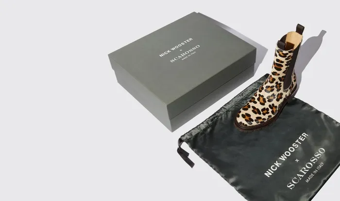 Scarosso Chelsea Boots Wooster Leopard Leopard Print 8211 Pony 8211 Men