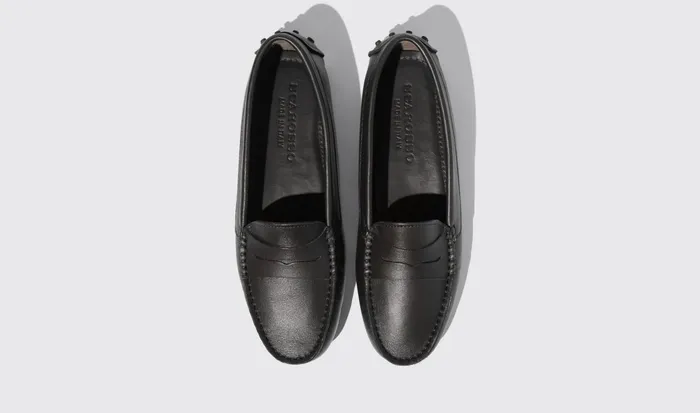Scarosso Driving Shoes Ashley Black Black 8211 Calf 8211 Women