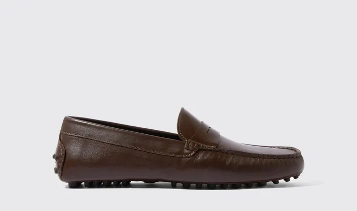 Scarosso Driving Shoes Michael Brown Brown 8211 Calf 8211 Men