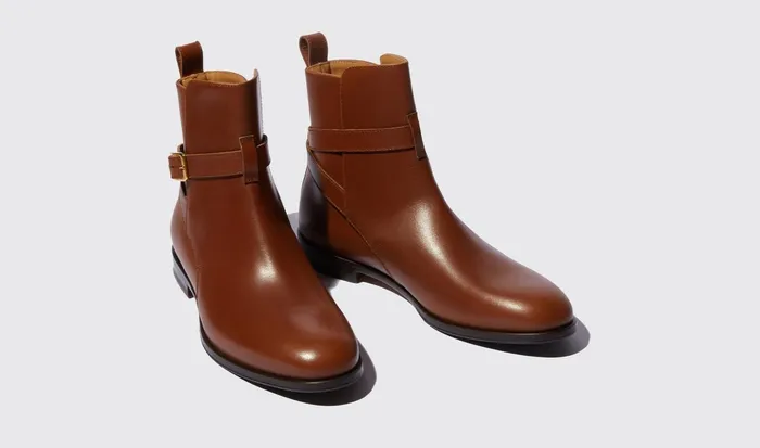Scarosso Jodhpur Boots Lara Cognac Cognac 8211 Calf 8211 Women