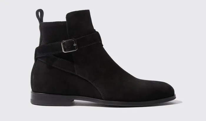 Scarosso Jodhpur Boots Lara Nera Scamosciata Black 8211 Suede 8211 Women