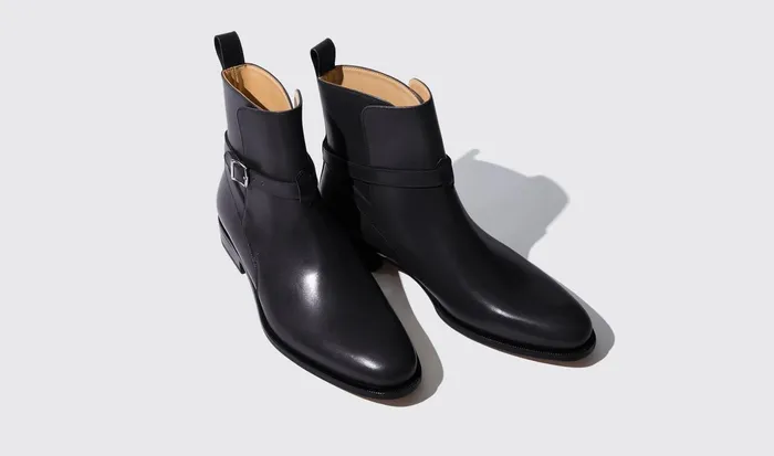 Scarosso Jodhpur Boots Libero Nero Black 8211 Calf 8211 Men