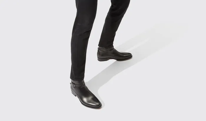 Scarosso Jodhpur Boots Libero Nero Black 8211 Calf 8211 Men