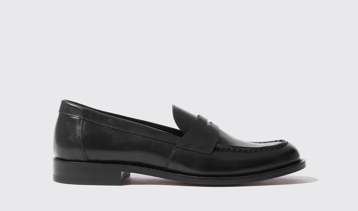 Scarosso Loafers Harper Black Black 8211 Calf 8211 Women