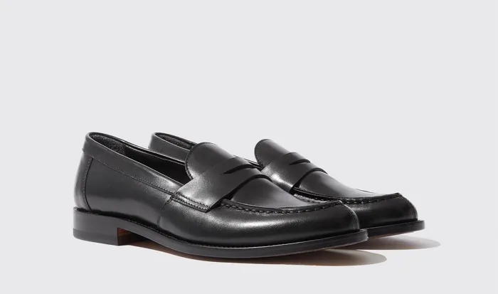 Scarosso Loafers Harper Black Black 8211 Calf 8211 Women