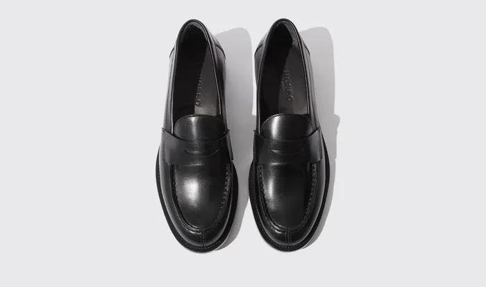 Scarosso Loafers Harper Black Black 8211 Calf 8211 Women