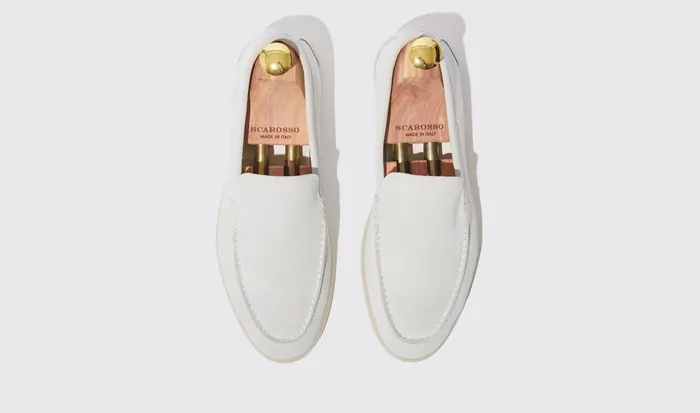 Scarosso Loafers Ludovica Ghiaccio Scamosciata Light Grey 8211 Suede 8211 Women