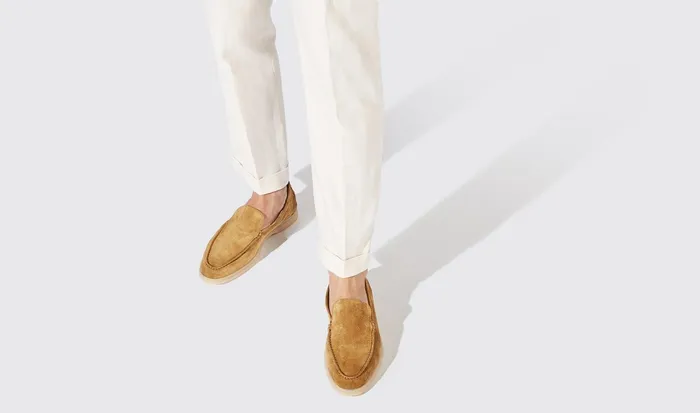 Scarosso Loafers Ludovico Beige Scamosciato Beige 8211 Suede 8211 Men