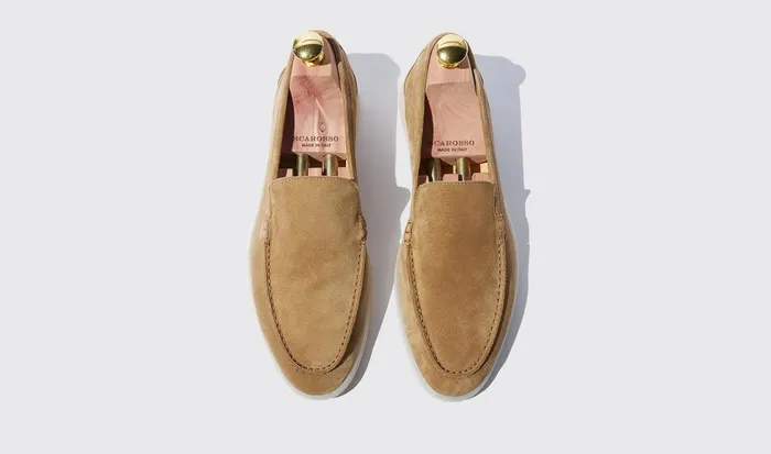 Scarosso Loafers Ludovico Beige Scamosciato Beige 8211 Suede 8211 Men