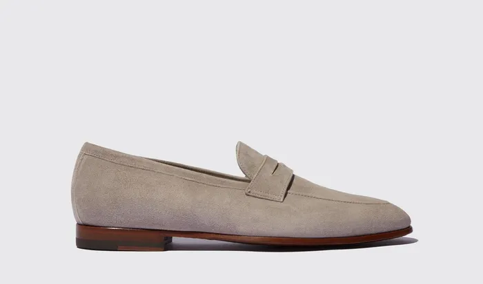 Scarosso Loafers Marzio Taupe Scamosciato Taupe Suede 8211 Men