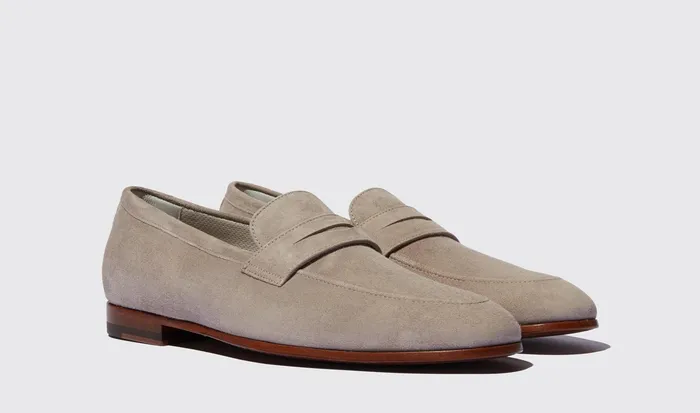 Scarosso Loafers Marzio Taupe Scamosciato Taupe Suede 8211 Men