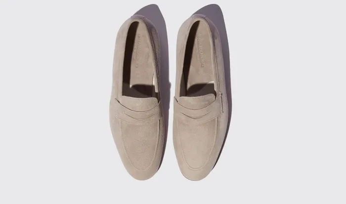 Scarosso Loafers Marzio Taupe Scamosciato Taupe Suede 8211 Men