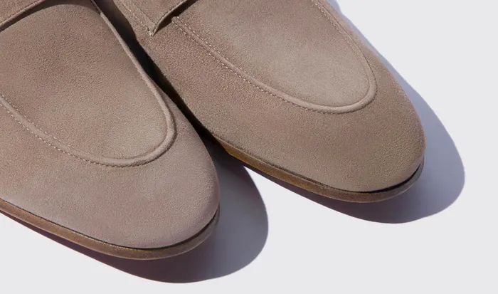 Scarosso Loafers Marzio Taupe Scamosciato Taupe Suede 8211 Men