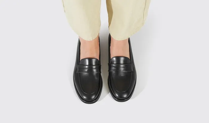 Scarosso Loafers Monica Nera Black 8211 Calf 8211 Women