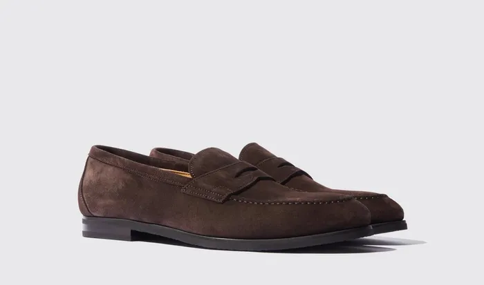 Scarosso Loafers Renato Moro Scamosciato Brown 8211 Suede 8211 Men