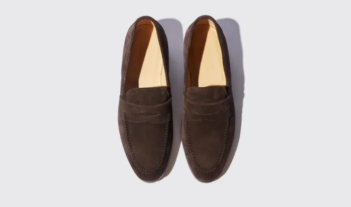 Scarosso Loafers Renato Moro Scamosciato Brown 8211 Suede 8211 Men