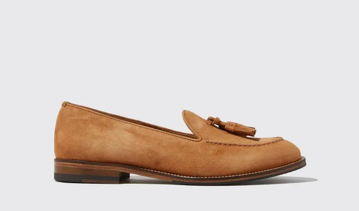 Scarosso Loafers Sienna Tan Suede Tan 8211 Suede Leather 8211 Women