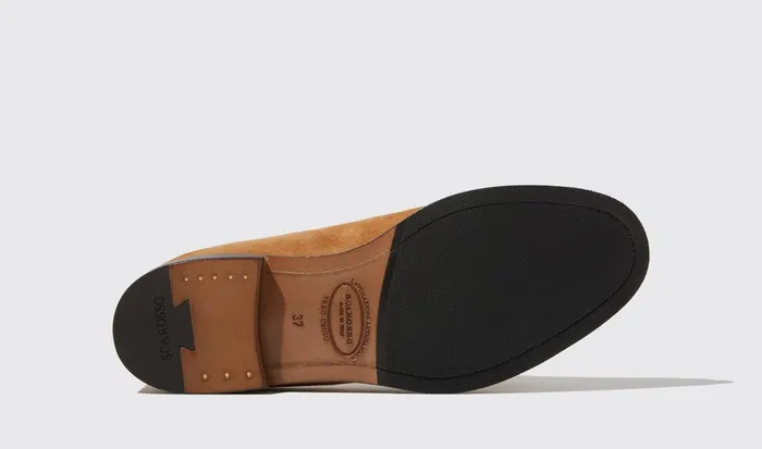 Scarosso Loafers Sienna Tan Suede Tan 8211 Suede Leather 8211 Women