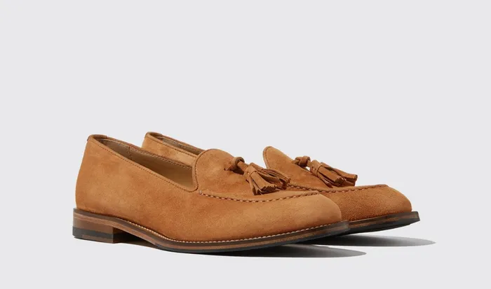 Scarosso Loafers Sienna Tan Suede Tan 8211 Suede Leather 8211 Women