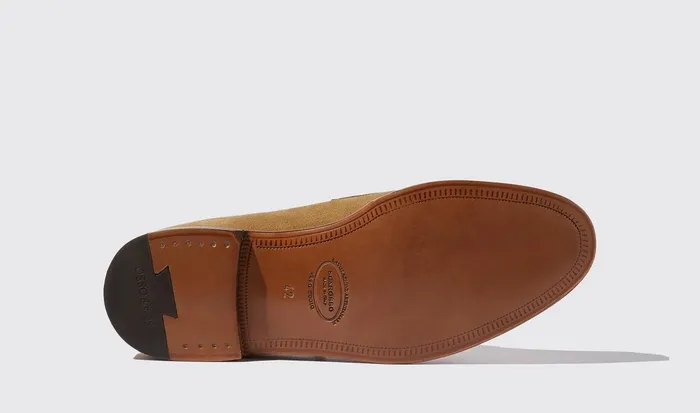 Scarosso Loafers Stefano Beige Scamosciato Beige 8211 Suede 8211 Men