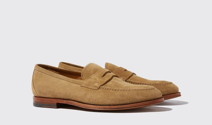 Scarosso Loafers Stefano Beige Scamosciato Beige 8211 Suede 8211 Men