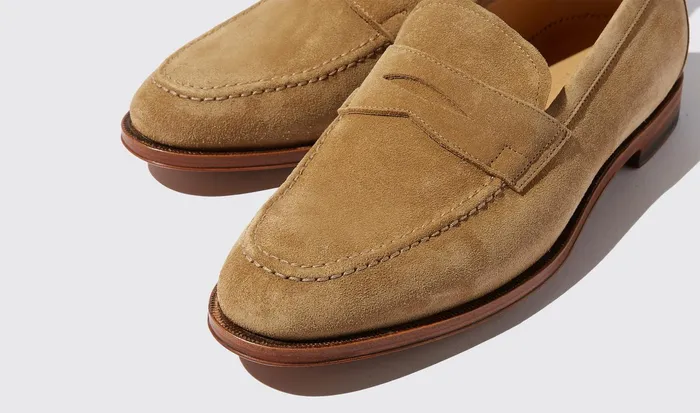 Scarosso Loafers Stefano Beige Scamosciato Beige 8211 Suede 8211 Men