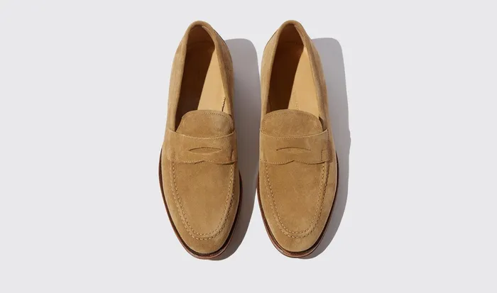 Scarosso Loafers Stefano Beige Scamosciato Beige 8211 Suede 8211 Men