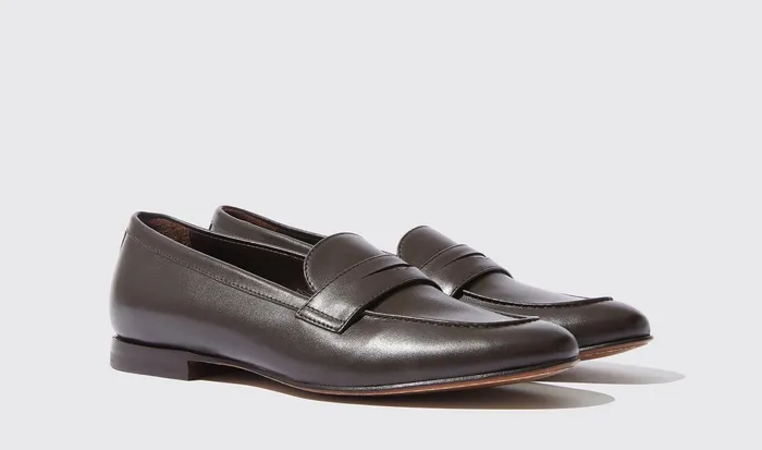 Scarosso Loafers Valeria Marrone Brown 8211 Calf 8211 Women