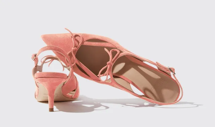 Scarosso Pumps Lipstick Pink 8211 Suede 8211 Women