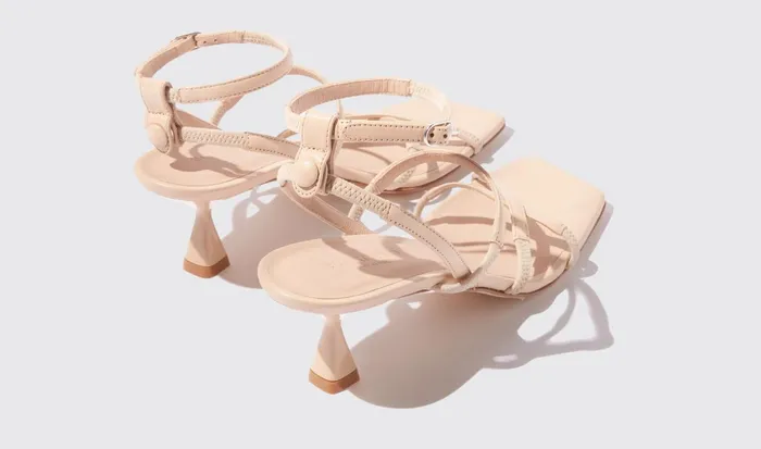 Scarosso Sandals Sally Beige Beige 8211 Calf 8211 Women