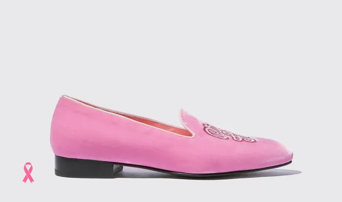 Scarosso Slippers Nolita Pink Velvet Pink 8211 Velvet 8211 Men