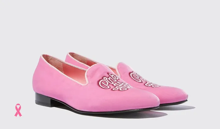 Scarosso Slippers Nolita Pink Velvet Pink 8211 Velvet 8211 Men