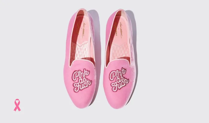 Scarosso Slippers Nolita Pink Velvet Pink 8211 Velvet 8211 Men