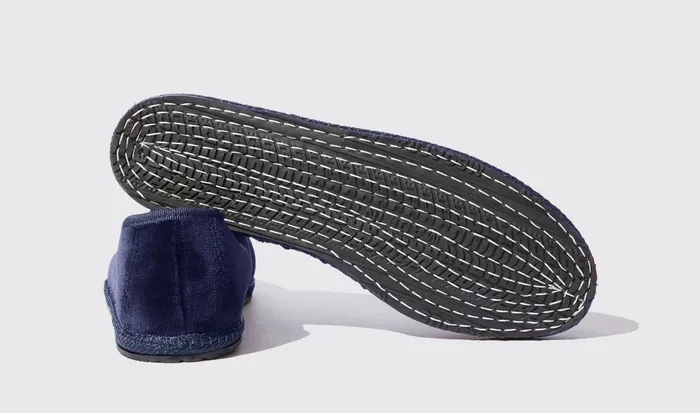 Scarosso Slippers Valentina Blu Velluto Blue 8211 Velvet 8211 Women