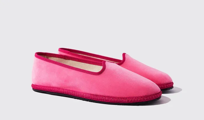 Scarosso Slippers Valentina Fucsia Velluto Pink 8211 Velvet 8211 Women