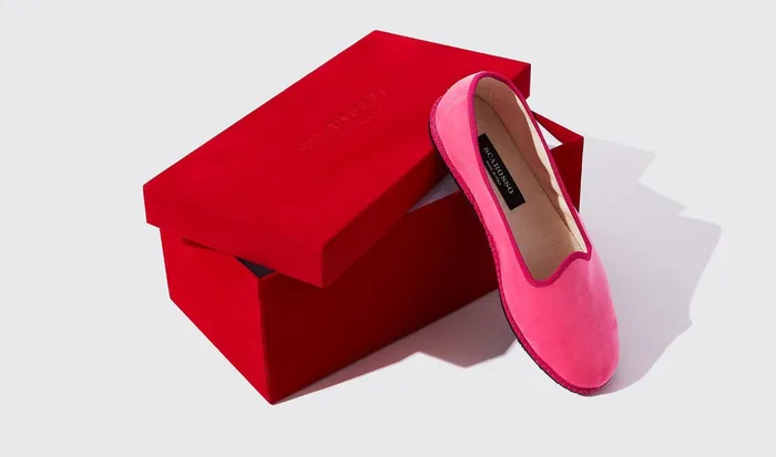 Scarosso Slippers Valentina Fucsia Velluto Pink 8211 Velvet 8211 Women