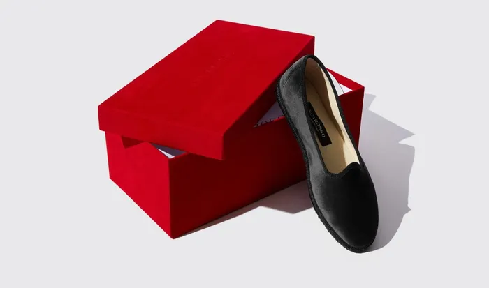 Scarosso Slippers Valentina Nera Velluto Black 8211 Velvet 8211 Women
